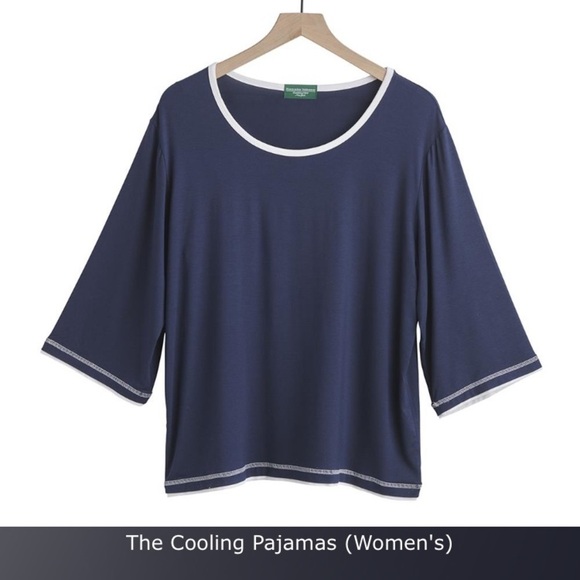 Hammacher schlemmer The Cooling Mint Fiber Pajama top
